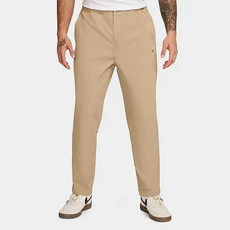 Nike Men's Club Woven Tapered Pants in Obsidian/Obsidian Size: XS