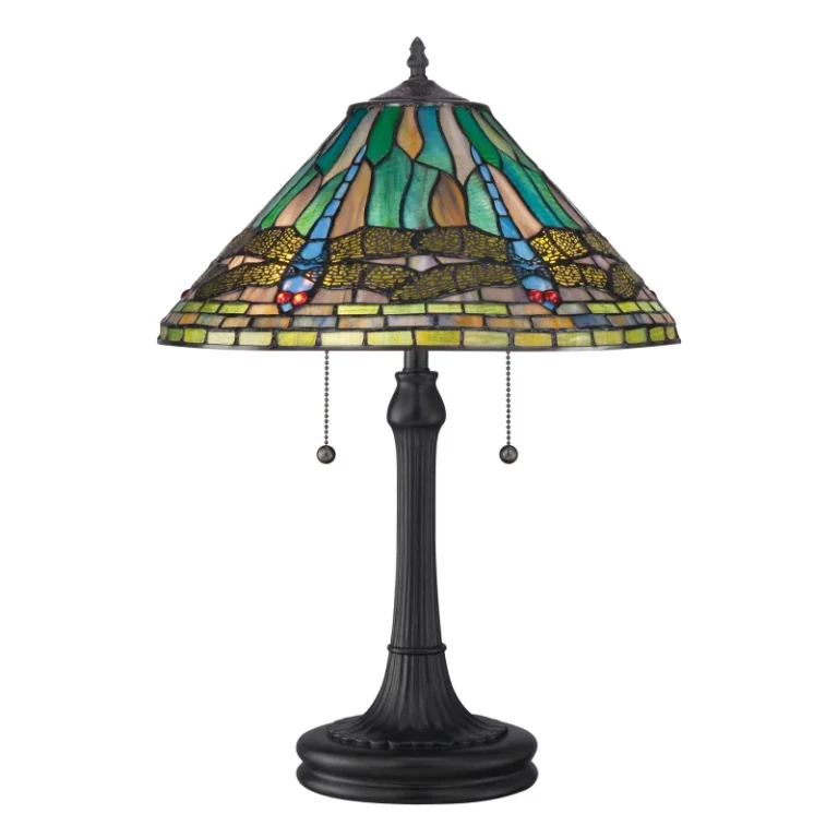 King 2-Light Table Lamp in Vintage Bronze