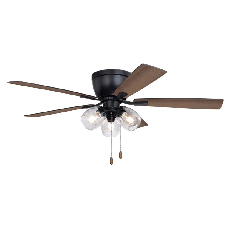 Black 52"Ceiling Fan from the Brayton Collection
