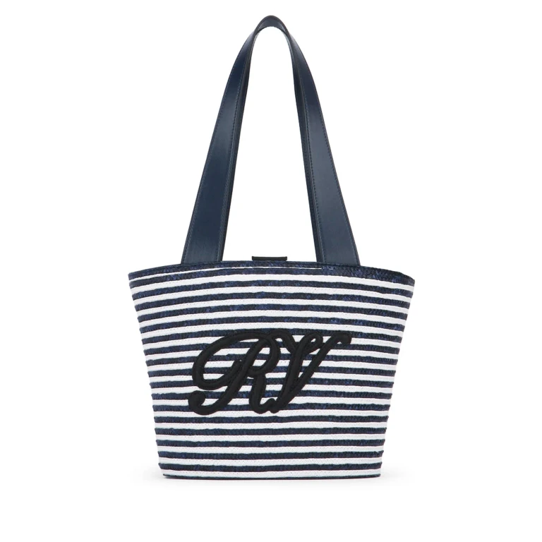 Roger Vivier Rv Straw Panier Small