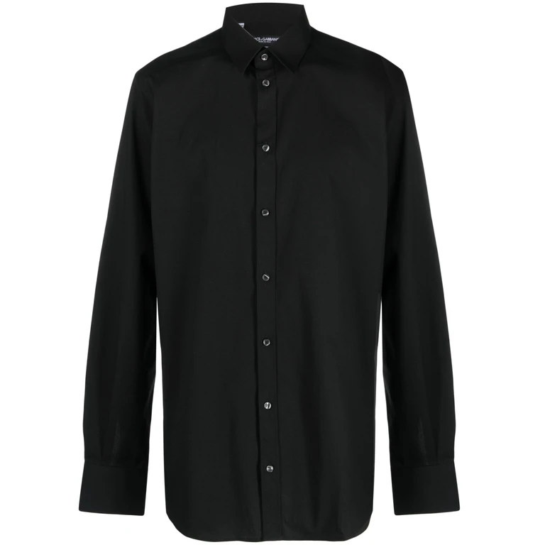 Dolce & Gabbana Camicia Black Co Ea - Men