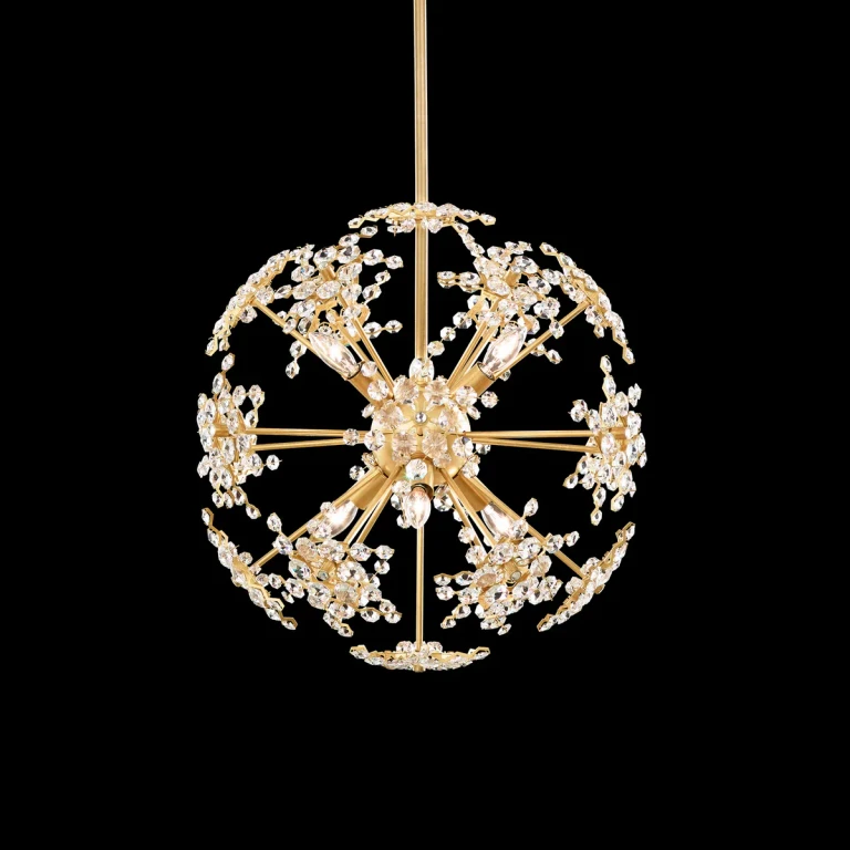 Esteracae 6-Light Pendant in Black