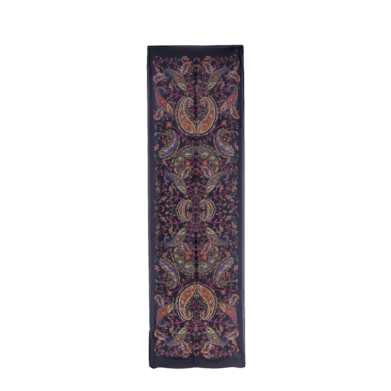 Etro Multicolor Silk Scarf