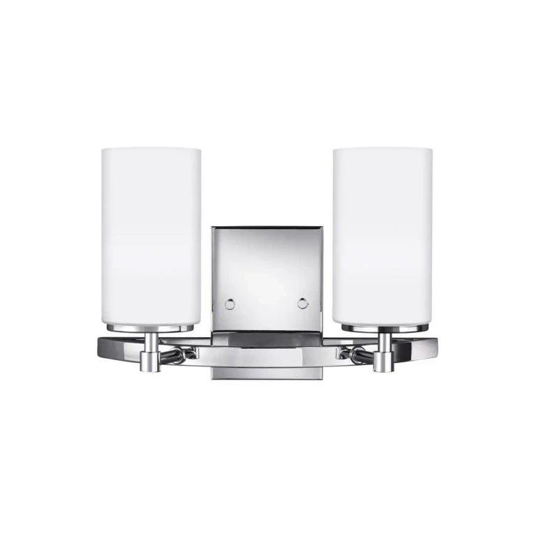 Chrome Two Light Wall Bath from the Alturas Collection