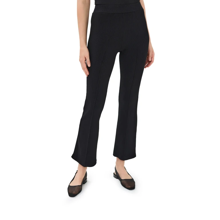 DONNI. The Rib Kick Flare Pants Navy XXL