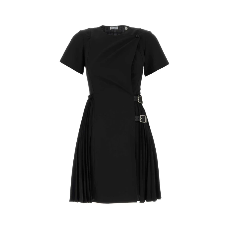 Burberry Black Polyester Blend Mini Dress