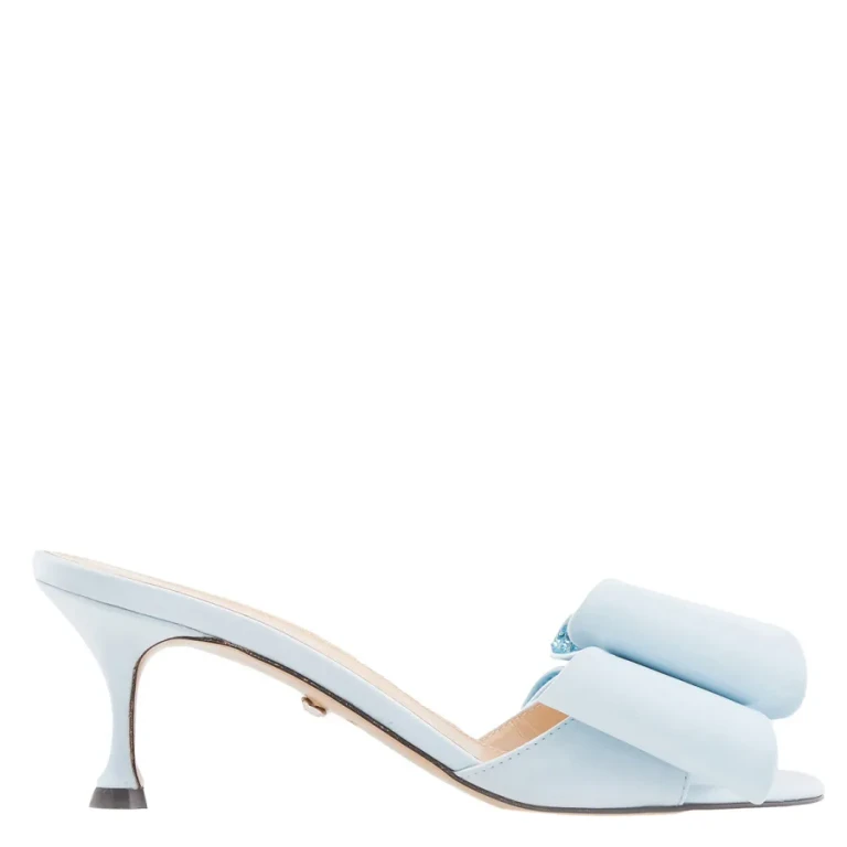 Mach & Mach Satin Double Bow Mule