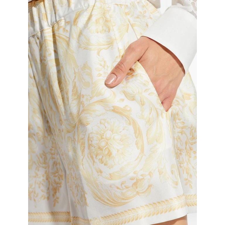 Versace Shorts Golden Outer:silk; Lining:silk - Women