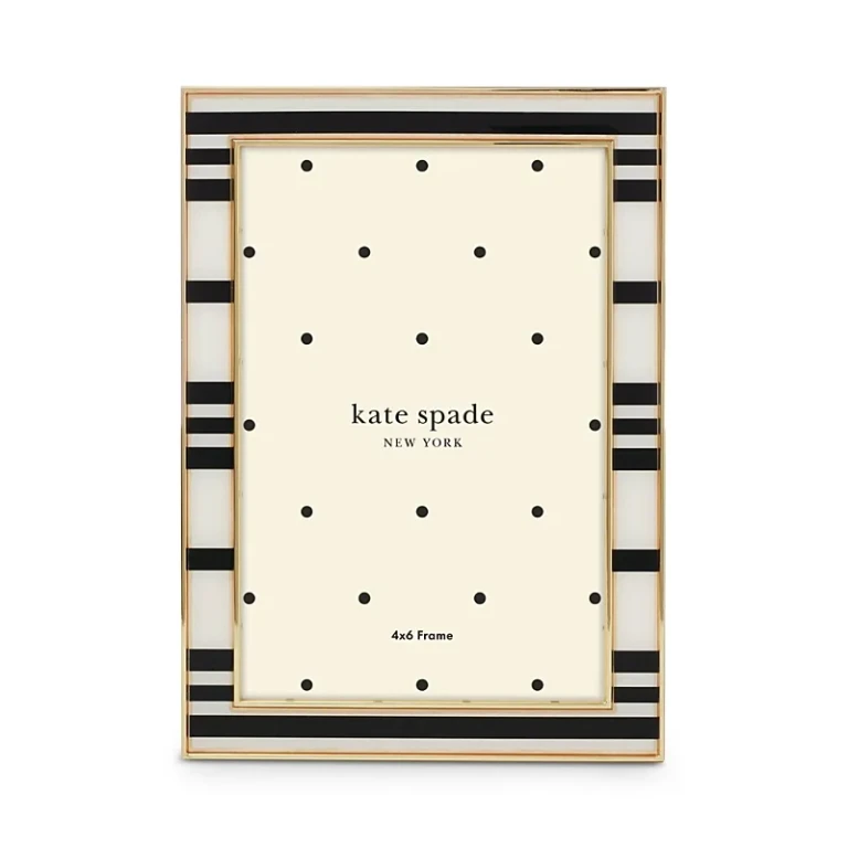kate spade new york Sitting Pretty 4 x 6 Stripe Frame