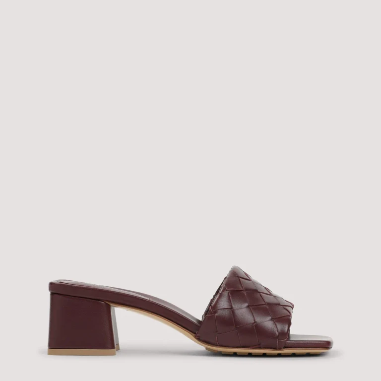 BOTTEGA VENETA - Bottega Veneta Kitten Heel Mule Sandal