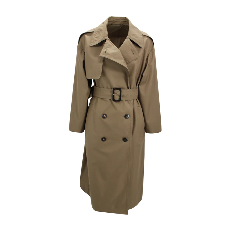 Max Mara Studio Coats Green Cotton - Women