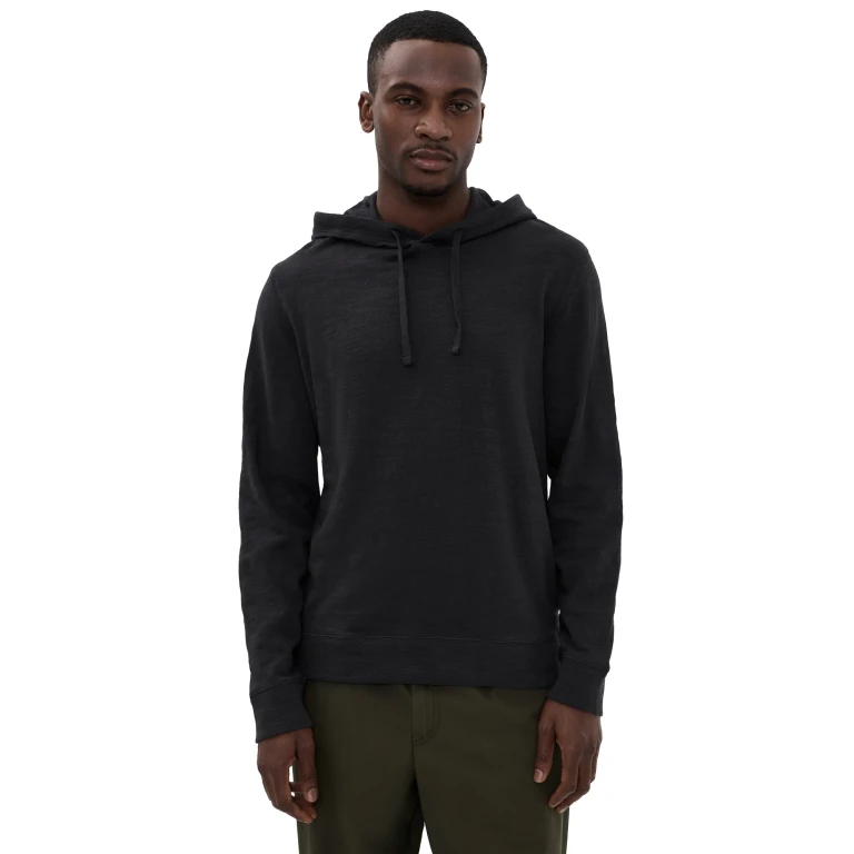 Faherty Sunwashed Slub Hoodie Light Grey Heather XL