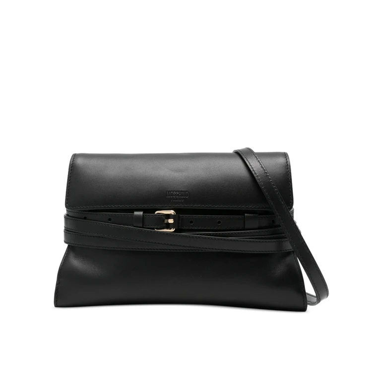 Moschino Borsa Nappa Black Leather - Women