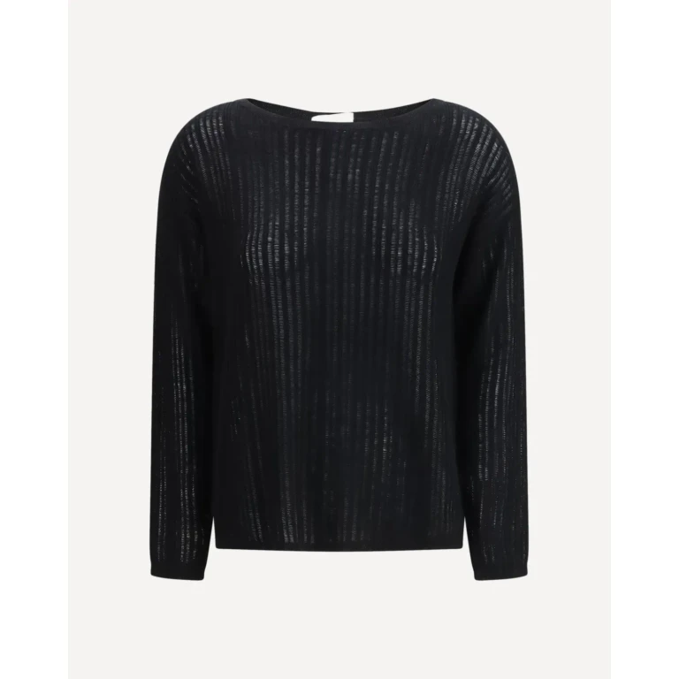 ALLUDE Rib-knit crew-neck Sweater Female S