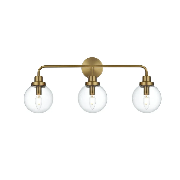 Satin Gold Wall Sconce from the Hanson Collection