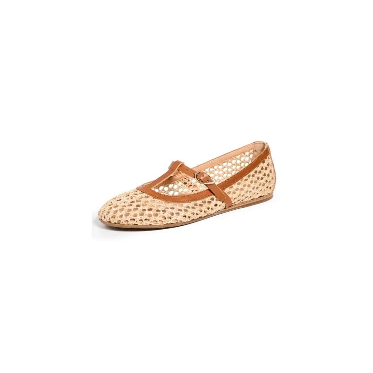 Ancient Greek Sandals Aerati Ballet Flats Natural 38