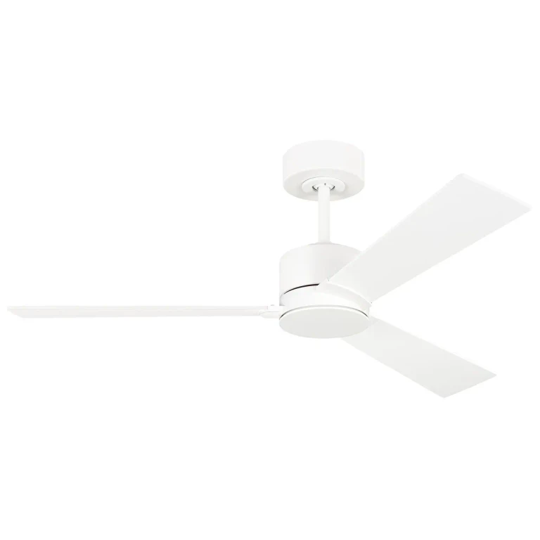 Matte White 44" Ceiling Fan from the Rozzen Collection