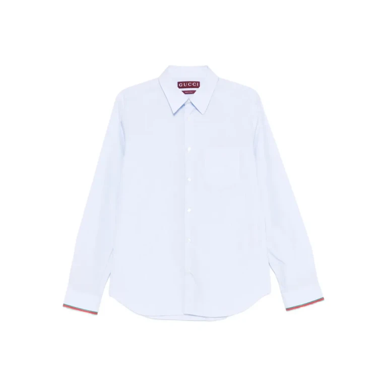 Web stripe cotton shirt