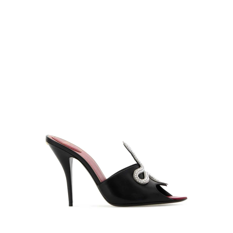Heeled Sandal Woman color Black (8W0S0PD7HIZEDM)