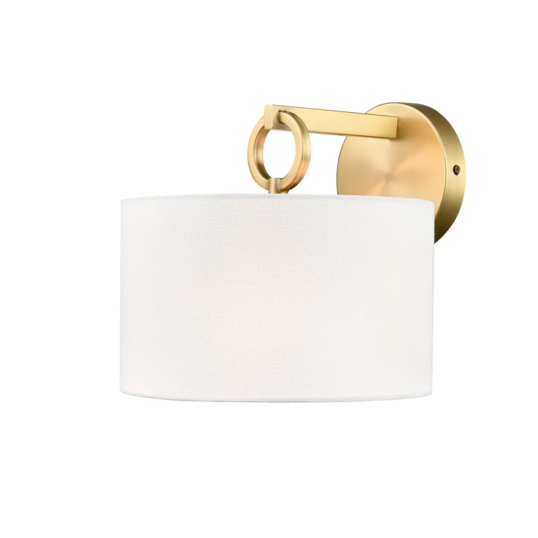 Vintage Brass One Light Wall Sconce from the Braxstan Collection