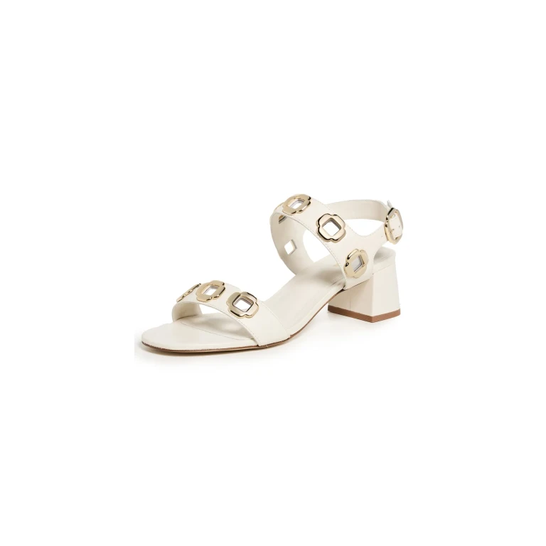 Larroudé Milan Sandals Ivory 6