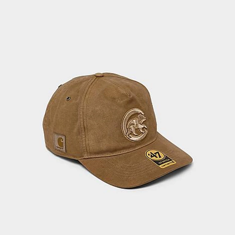 47 Brand '47 x Carhartt Chicago Cubs MLB HITCH Snapback Hat in Brown