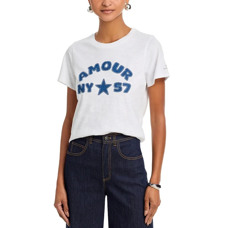 Cinq a Sept Amour 57 Patch Tee