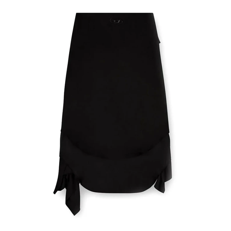 Diesel Jupe Midi - Noir