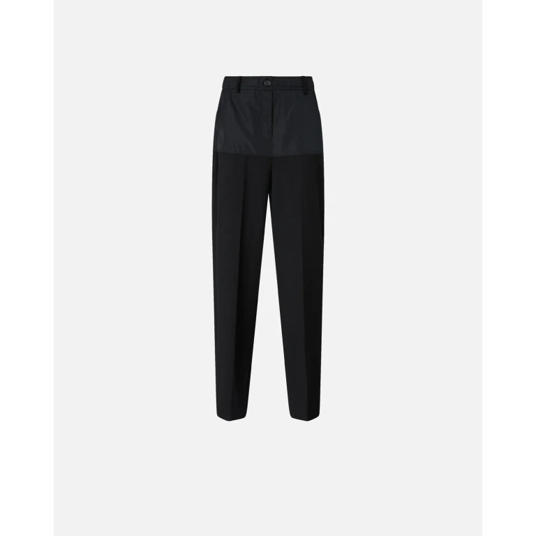 Pinko - Pantalón skinny de dos materiales