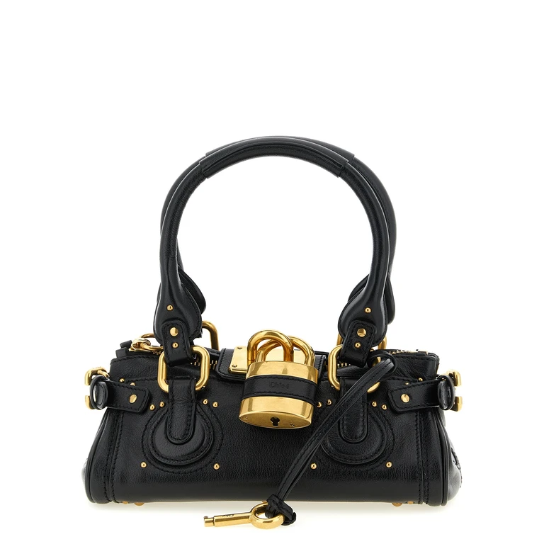 Chloé Black Buffalo Leather Handbag Bag - Women
