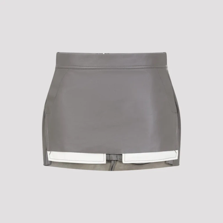 Rick Owens Fog Cutoff Mini Skirt