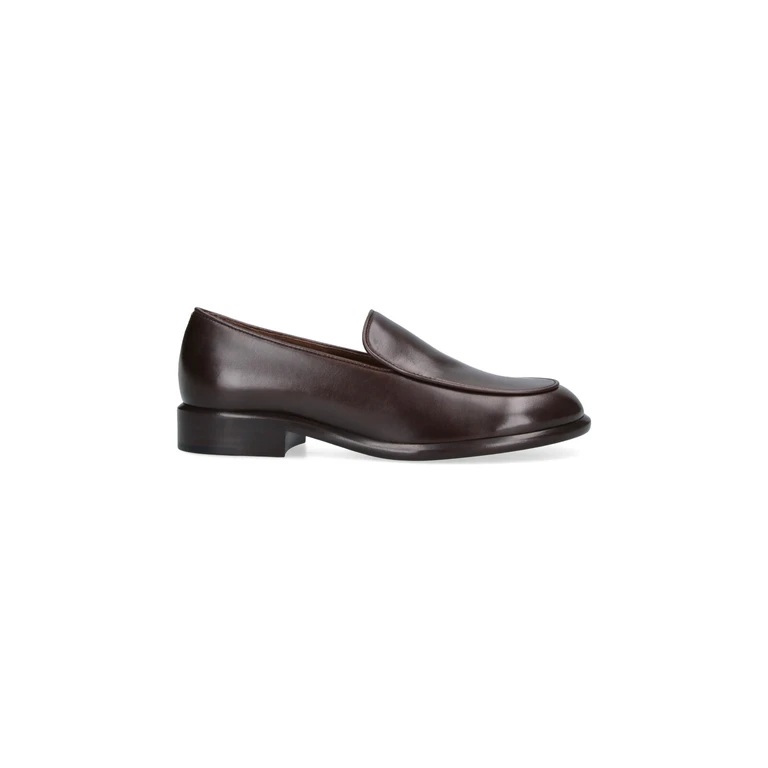 Khaite Flat Shoes Brown Leather - Women