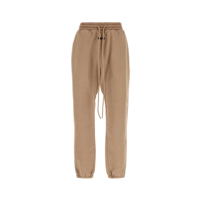 Fear Of God Biscuit Cotton Joggers Dunepearl Exterior: Pantaloni - Men