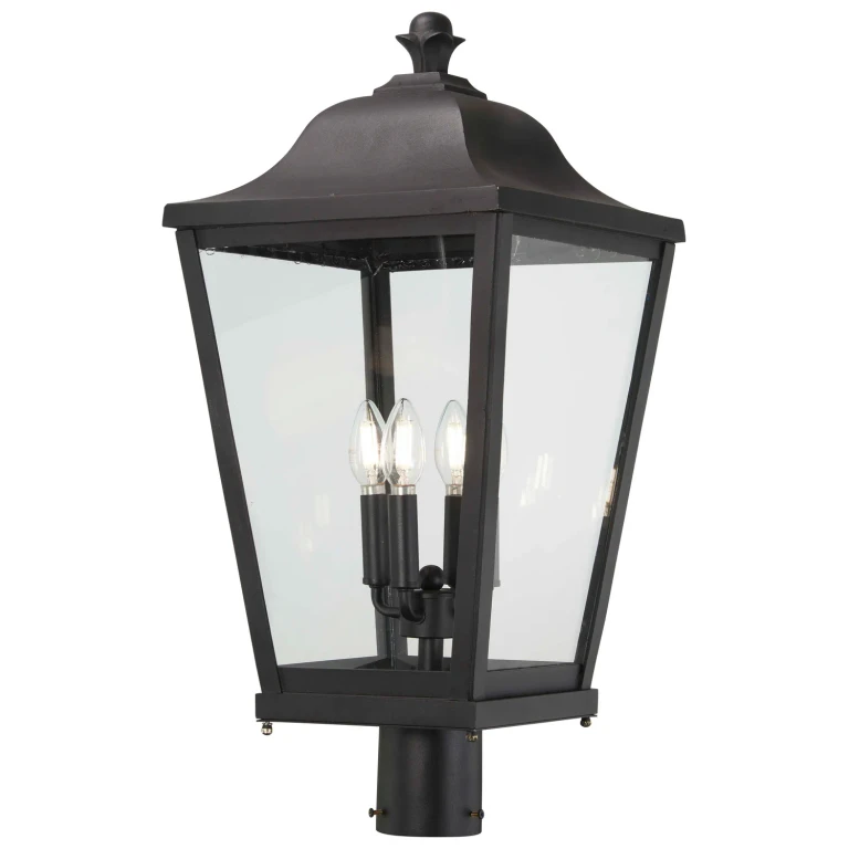 Sand Coal Outdoor Post Mount from the Savannah Collection