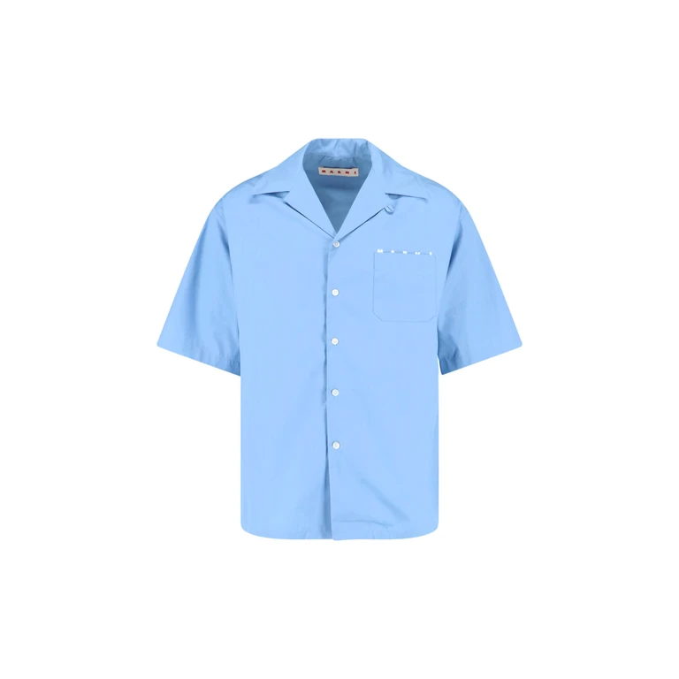 Marni Shirts Blue _co - Men