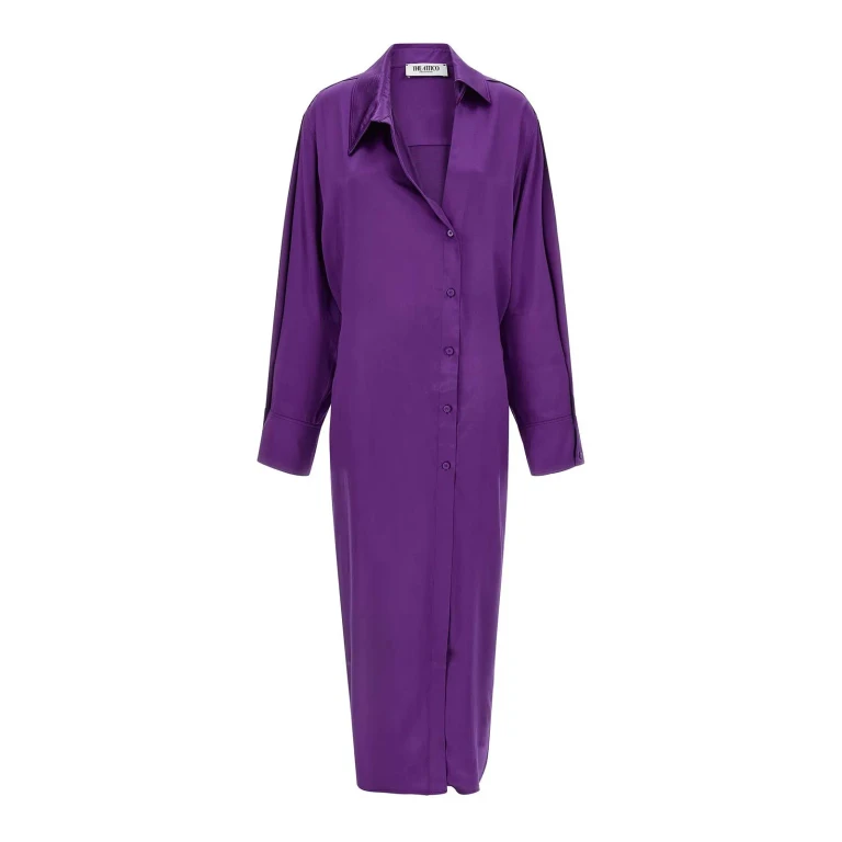 The Attico Robe Au Genou - Violet