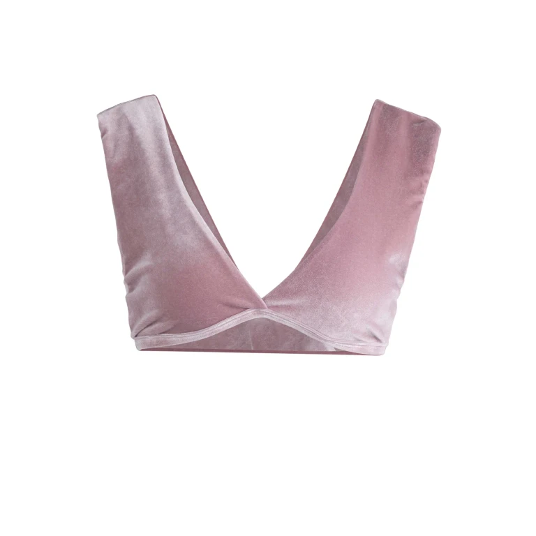 Jenna Bikini Top Blush Velvet