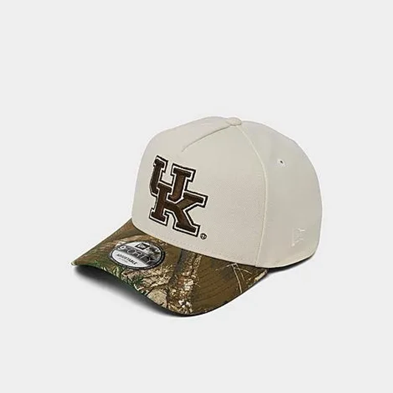 New Era Kentucky Wildcats 9FORTY Snapback Hat in Chrome/Real Tree