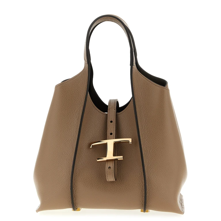 Tod's Beige Calfskin Handbag Bag - Women