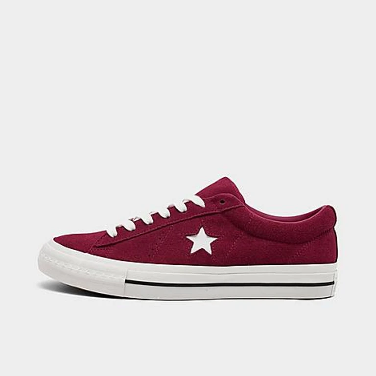 Converse Men's One Star 95 Casual Shoes in Sporty Berry/Black Size: 7.5