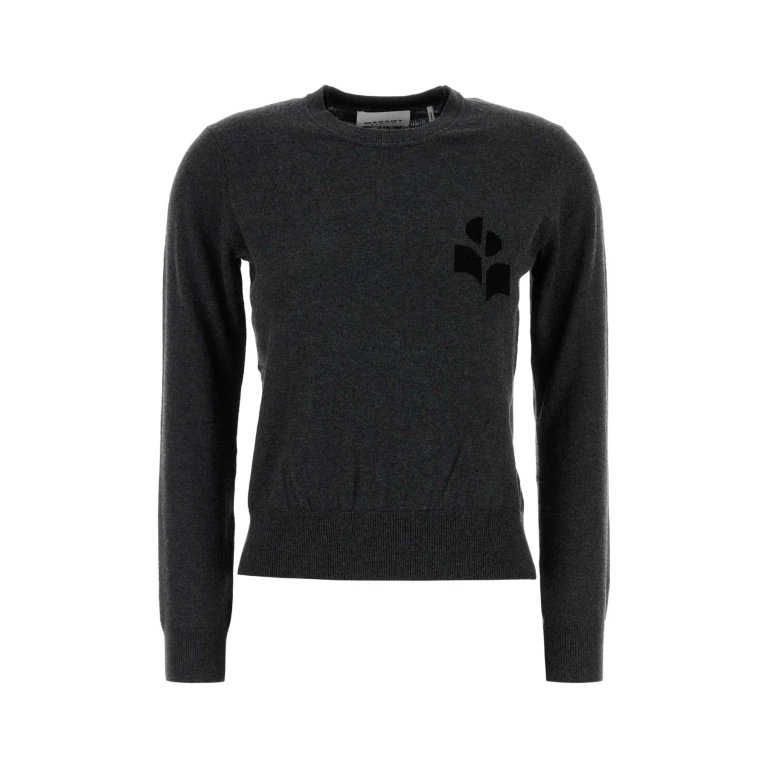 Charcoal Cotton Blend Lanta Sweater