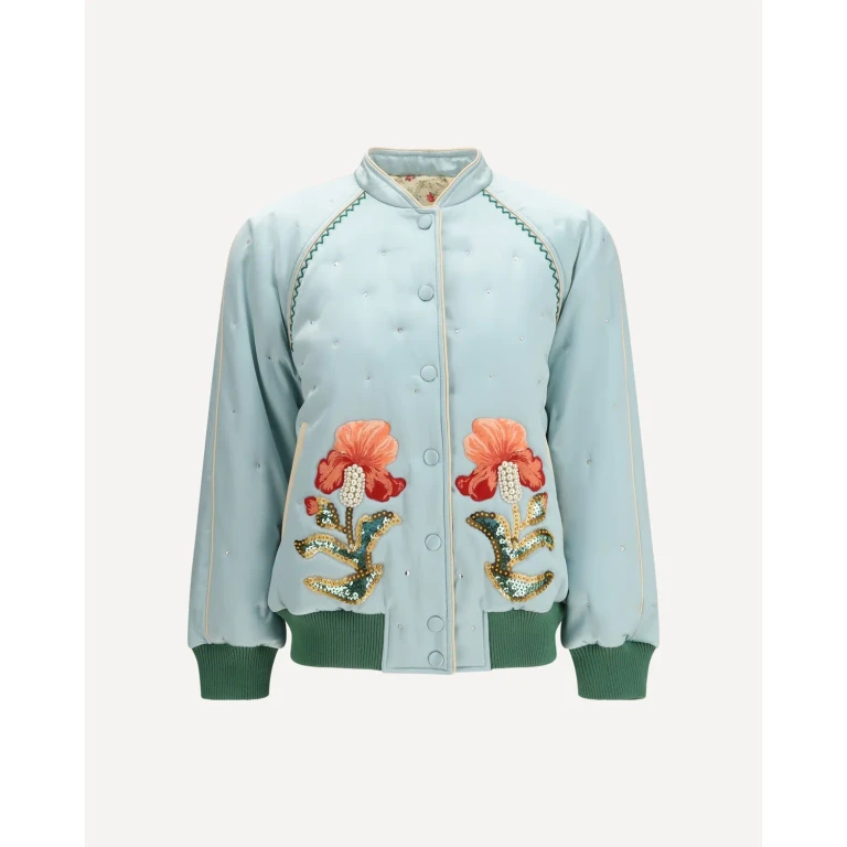 VALENTINO Crêpe satin Jacket Female 46