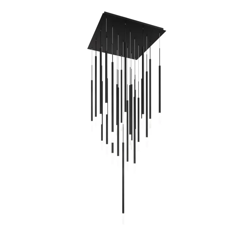 Black LED Chandelier from the Viggo Collection