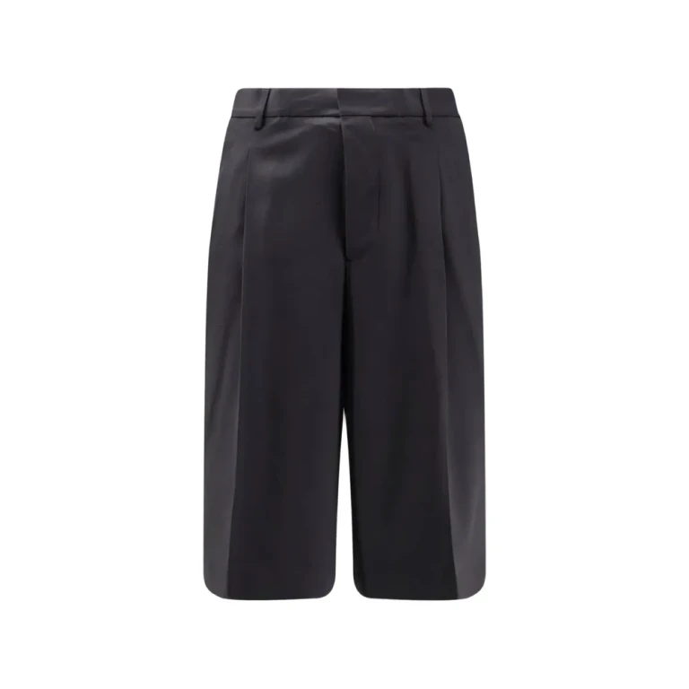 Ami Paris Pleated Tailored Shorts