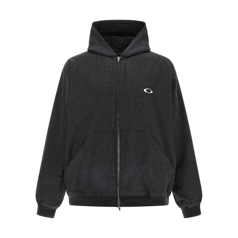 Gray Cotton Sweatshirt Clothing - Men