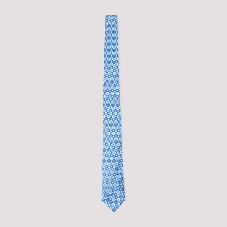 Kiton Silk Tie Blue - Men