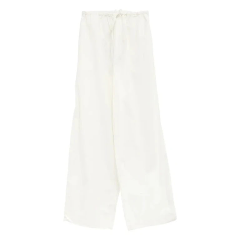 Drawstring Straight Trousers
