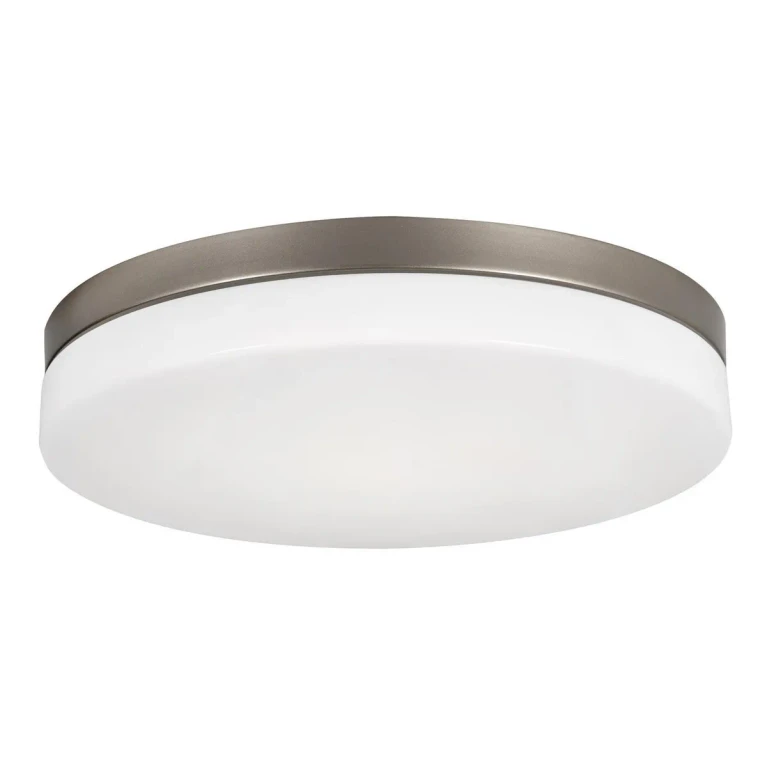 Satin Nickel LED Flush Mount from the Oscar Collection