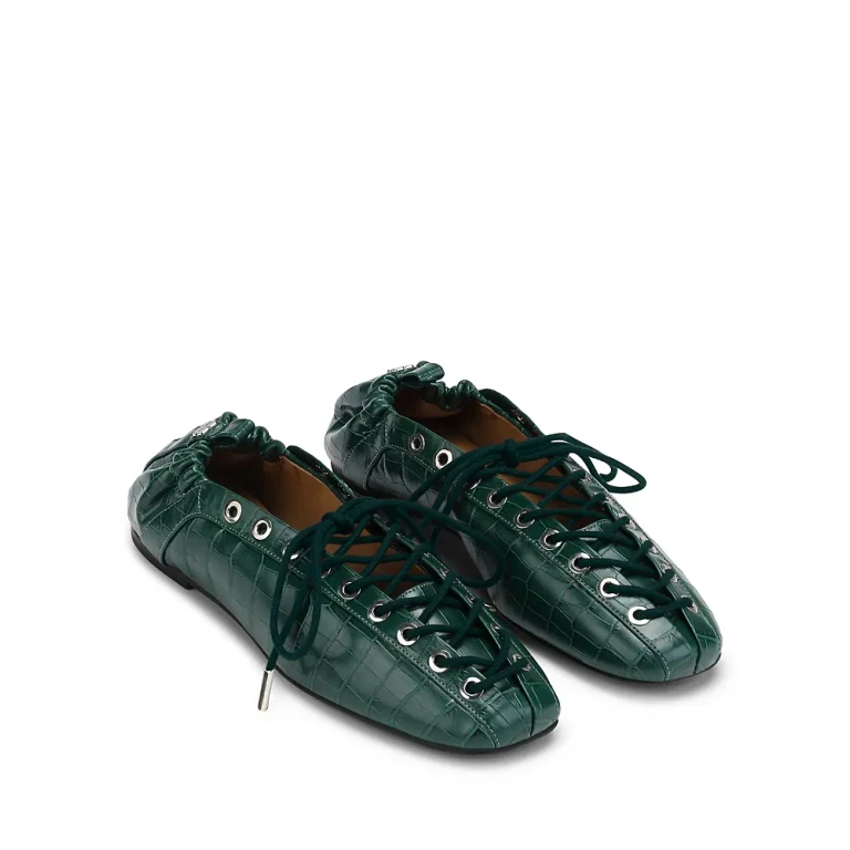 Ganni Damen Schnürloafer