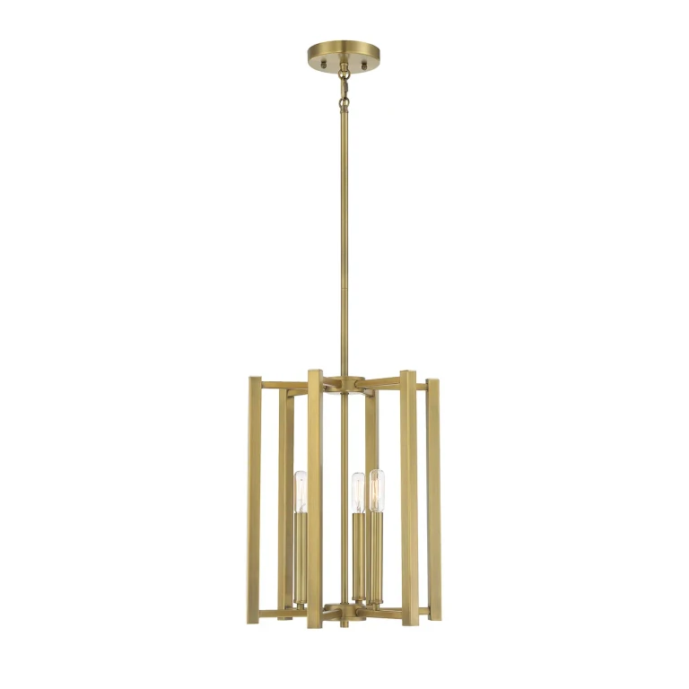 Savoy House Benson 3-Light Pendant Light in Warm Brass - 3-7700-3-322